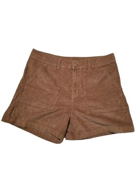 Women's Hang Ten Brown Corduroy High-Rise Shorts Size 10